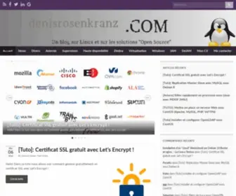 Denisrosenkranz.com(Un blog sur Linux et l'Open Source) Screenshot