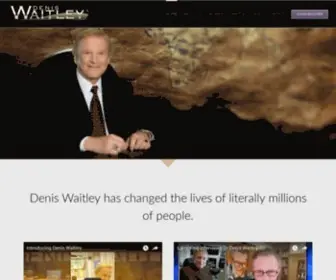 Deniswaitley.com(Denis Waitley has changed the lives of literally millions of people) Screenshot
