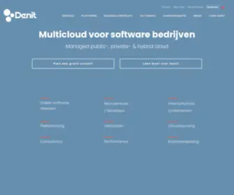 Denit.nl(Multicloud voor software bedrijven) Screenshot