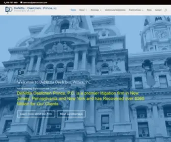 Denittislaw.com(DeNittis Osefchen Class Action Lawyers) Screenshot