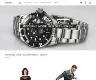 Denium.com(Hochwertige und massgefertigte Mode aus der Schweiz) Screenshot
