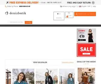 Denizbutik.com(Turkey's most reliable women's clothing brand Deniz Butik) Screenshot