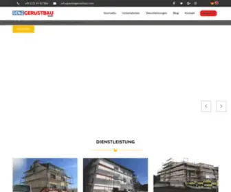 Denizgerustbau.com(Gerüstbau) Screenshot