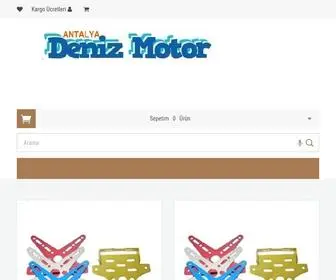 Denizmotortr.com(Deniz Motor Motosiklet Yedek Par) Screenshot