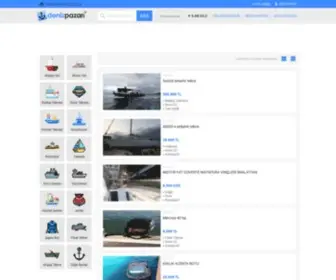 Denizpazari.com(Satılık tekne) Screenshot