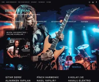 Denizsayman.com(The Madcap Gitar) Screenshot