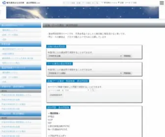 Denkitsushin.com(レンタルサーバー) Screenshot