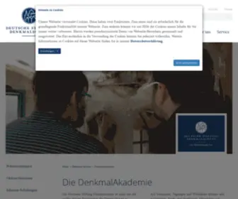 Denkmalakademie.de(Deutsche Stiftung Denkmalschutz) Screenshot