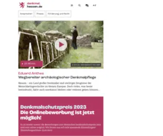 Denkmalpflege-Hessen.de(Das Landesamt für Denkmalpflege Hessen (LfDH)) Screenshot