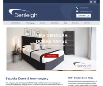 Denleigh.co.uk(Bespoke Internal Doors) Screenshot