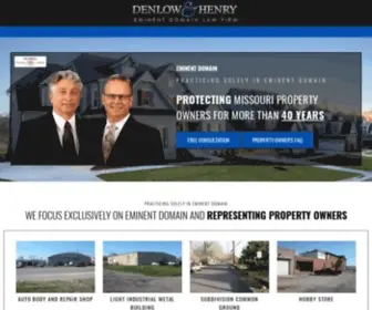 Denlow.com(Missouri Eminent Domain Lawyer) Screenshot