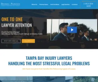 Denmonlaw.com(Florida Personal Injury Law Firm) Screenshot