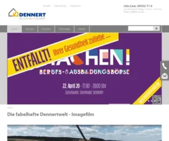 Dennert.de(Bauportal, Hausbau, Massivbau, Bau, Bauen, Baustoff, Dämmen, EnEV) Screenshot
