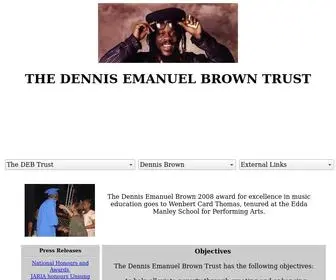 Dennisbrowntrust.com(Dennis Emanuel Brown Trust) Screenshot