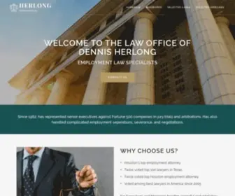 Dennisherlong.com(Herlong Employment Law) Screenshot