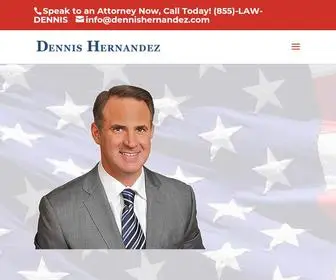 Dennishernandez.com(Florida's Car Accident Law Experts l Dennis Hernandez & Associates) Screenshot