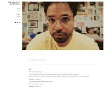 Dennisonbertram.com(Dennison Bertram) Screenshot