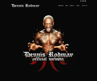 Dennisrodman.com(Dennis Rodman Official Website) Screenshot