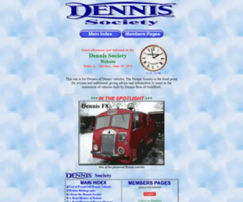 Dennissociety.org.uk(Dennissociety) Screenshot