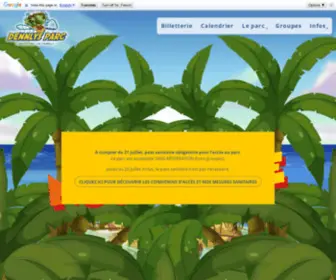 Dennlys-Parc.com(Bienvenue sur le site officiel de Dennlys Parc) Screenshot
