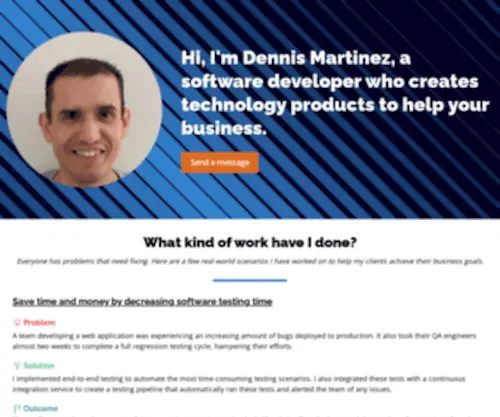 Dennmart.com(Dennis Martinez) Screenshot