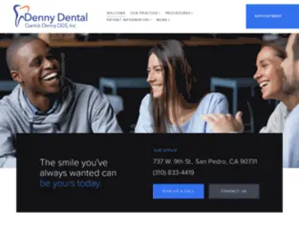 Dennydental.com(Denny Dental) Screenshot