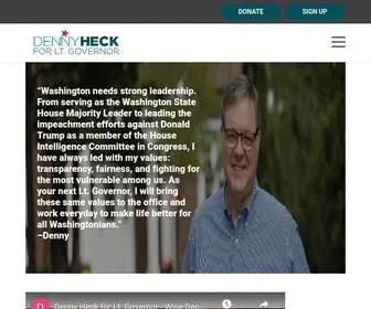 Dennyheck.com(Denny Heck) Screenshot