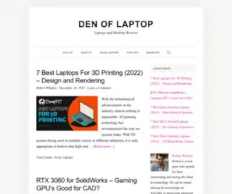 Denoflaptop.com(Den of Laptop) Screenshot