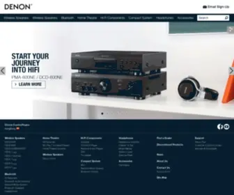 Denon.com.hk(DENON ENG) Screenshot