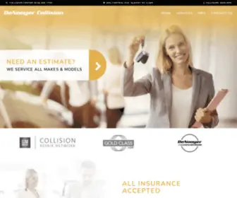 Denooyercollision.com(DeNooyer Collision) Screenshot