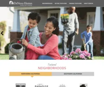 Denovahomes.com(DeNova Homes) Screenshot