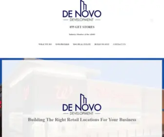 Denovodevelop.com(De Novo Development) Screenshot