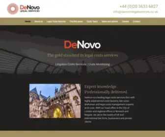 Denovolegalservices.co.uk(DeNovo Legal Services) Screenshot