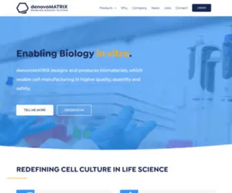 Denovomatrix.com(denovoMATRIX) Screenshot