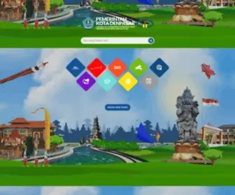 Denpasarkota.go.id(Website Portal Resmi Pemerintah Kota Denpasar) Screenshot