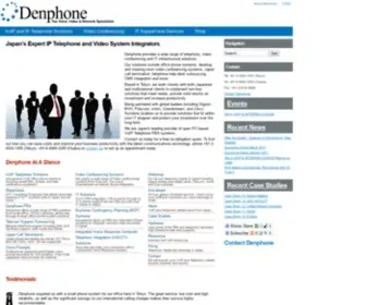 Denphone.com(Denphone-The Voice, Video and Network Specialists) Screenshot