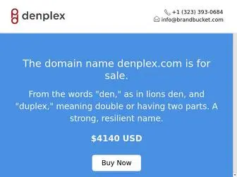 Denplex.com(Purchase today. Starter logo inc) Screenshot