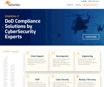 Denpro.com(IT Solutions for Business) Screenshot