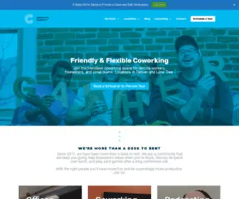 Densitycoworking.com(Denver's Friendliest Coworking and Office Space) Screenshot