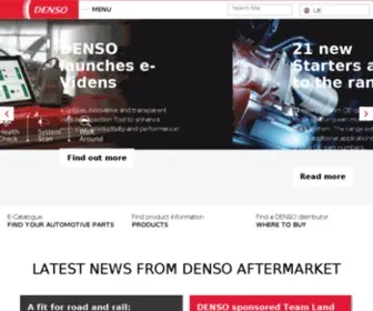 Denso-AM.co.uk(United Kingdom) Screenshot