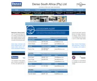 Denso.co.za(DENSO SOUTH AFRICA (PTY) LTD) Screenshot