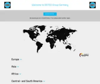 Denso.de(Home) Screenshot