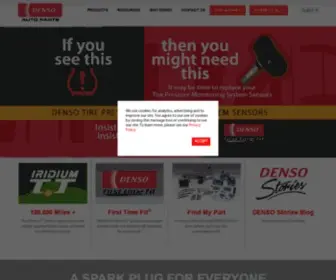 Densoaftermarket.com(DENSO Auto Parts) Screenshot