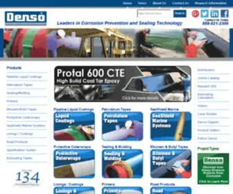 Densona.com(Denso North America has offices throughout the USA and Canada and) Screenshot