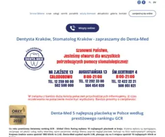 Denta-Med.com.pl(Dentysta Kraków) Screenshot