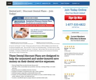 Dentacard.com(DentaCard Discount Dental Plan) Screenshot