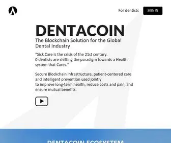 Dentacoin.com(The Blockchain Solution for the Global Dental Industry) Screenshot