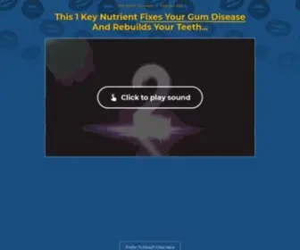 Dentafend.com(1 Key Nutrient To Fix Teeth And Gum Disease) Screenshot