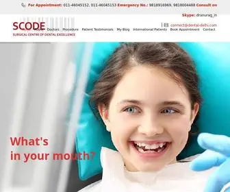 Dental-Delhi.com(Scode Dental Clinic) Screenshot