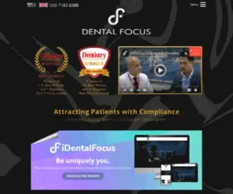 Dental-Focus.com(Award-Winning Dental Websites, SEO and Social Media UK) Screenshot